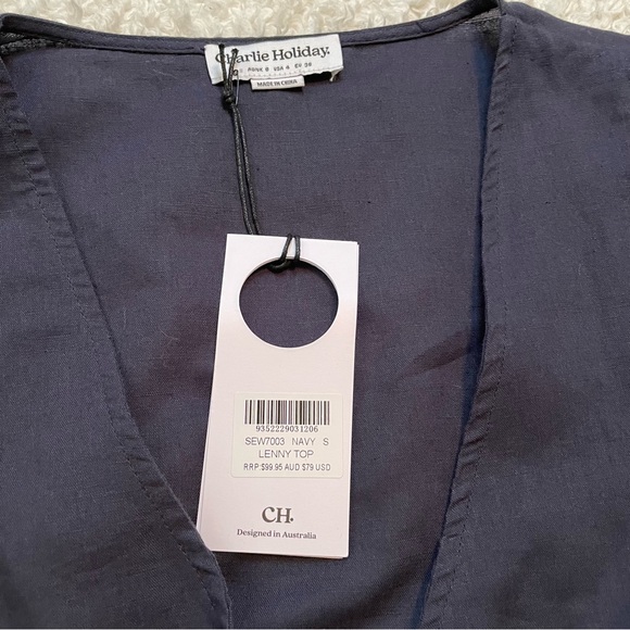 NWT Charlie Holiday Lenny Top - Picture 5 of 6